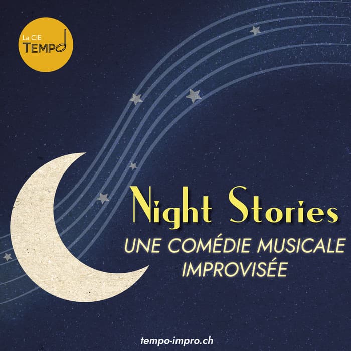 Festival La Scène est à nous! Night stories, la comédie musicale improvisée par la Compagnie Tempo