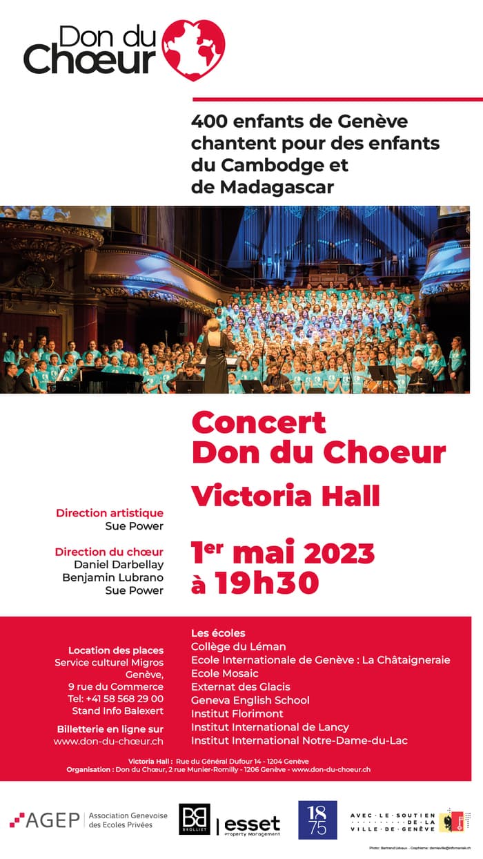 Concert Don du Chœur 2023