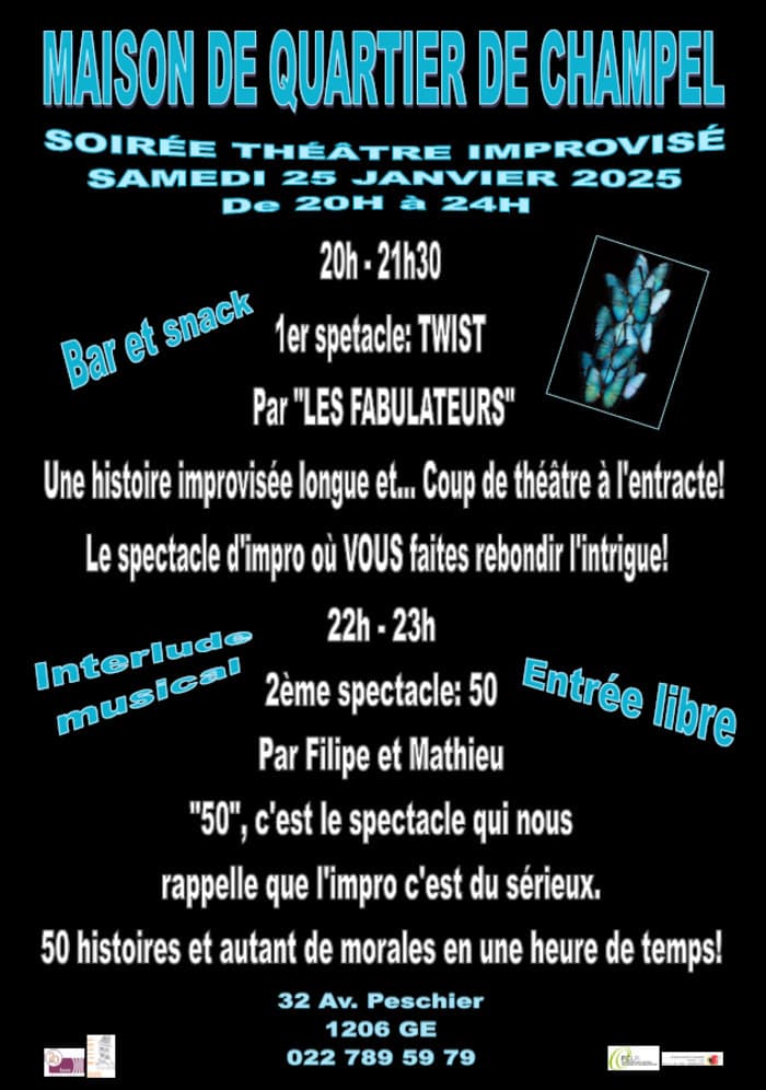 TWIST ! Le spectacle d'impro où vous faites rebondir l'histoire