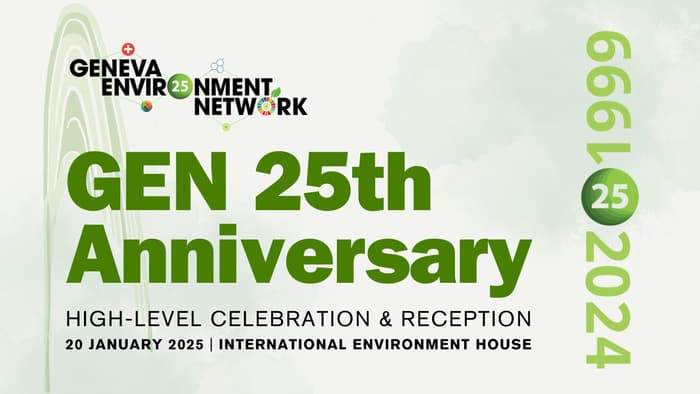 Geneva Environment Network High-Level 25th Anniversary Celebration
