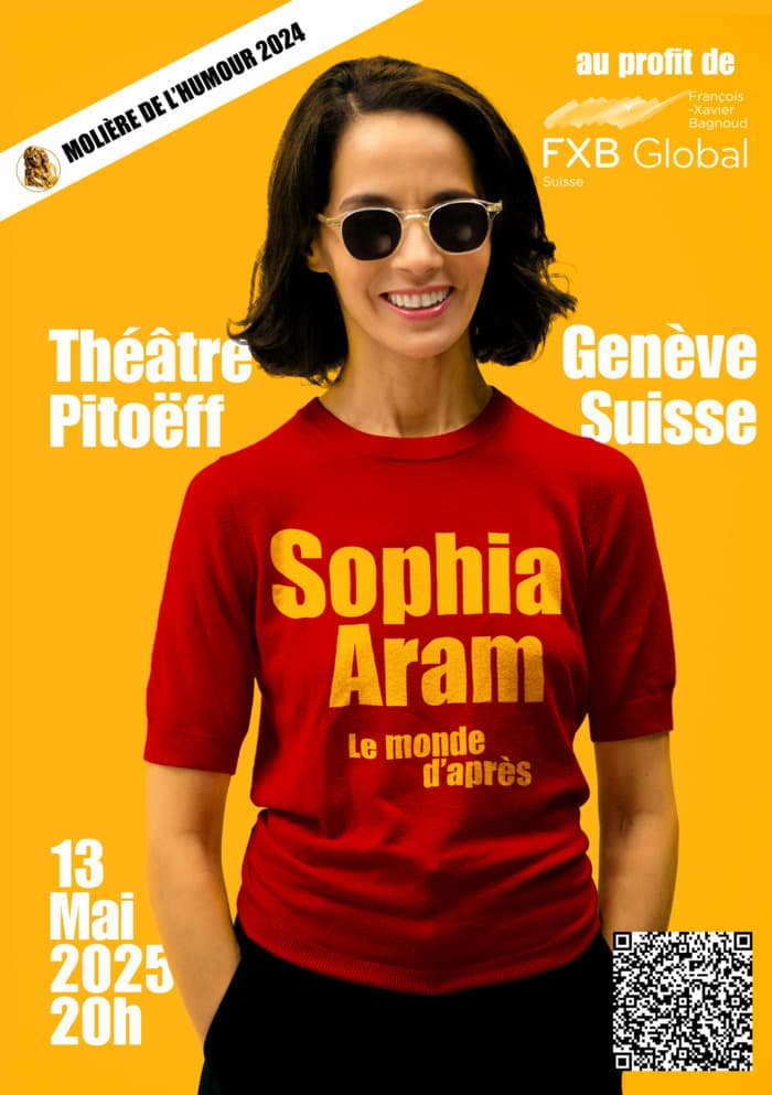 Spectacle de Sophia Aram "Le monde d'après" au profit de l'association FXB.