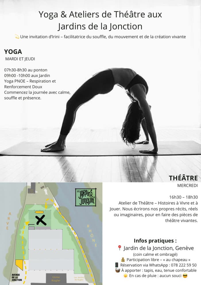 Yoga aux Jardins de la Jonction