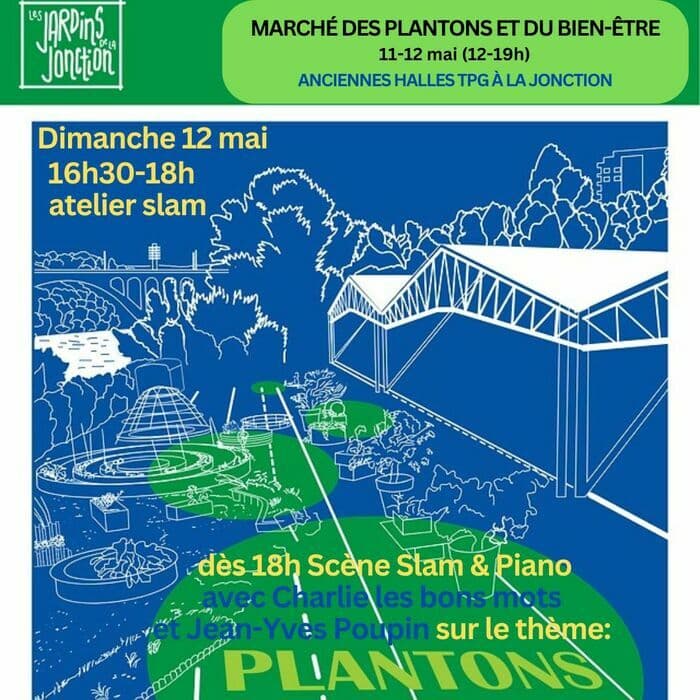 Poésie slam à la fête des Plantons de la jonction
