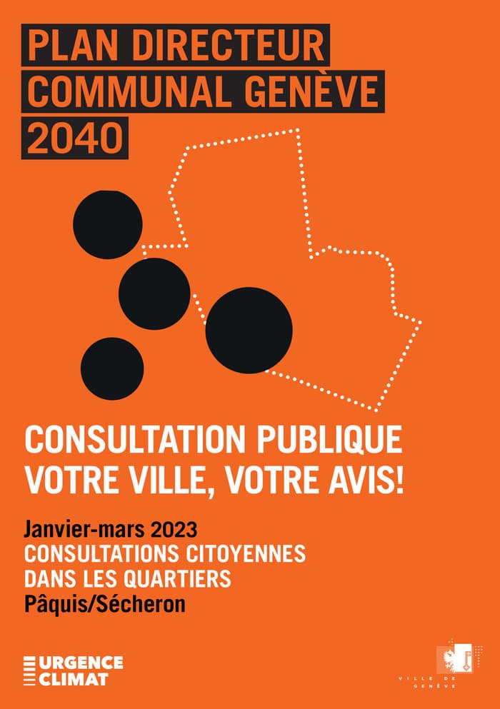 La Ville de Genève en 2040: consultations publiques (Pâquis / Sécheron)