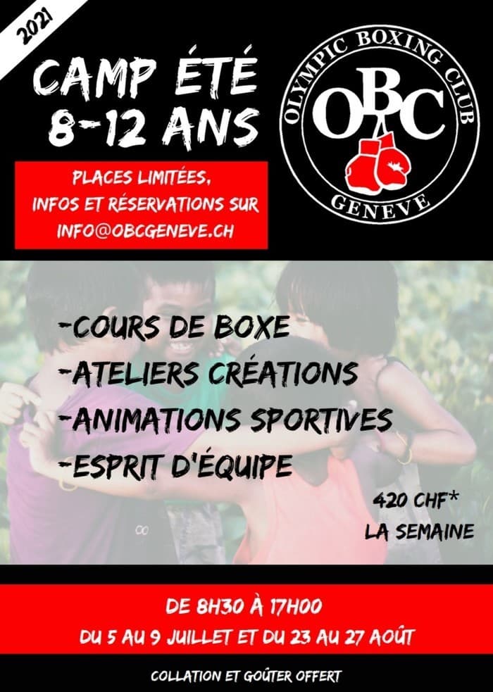 Camp été boxe et multi-sports 8-12 ans
