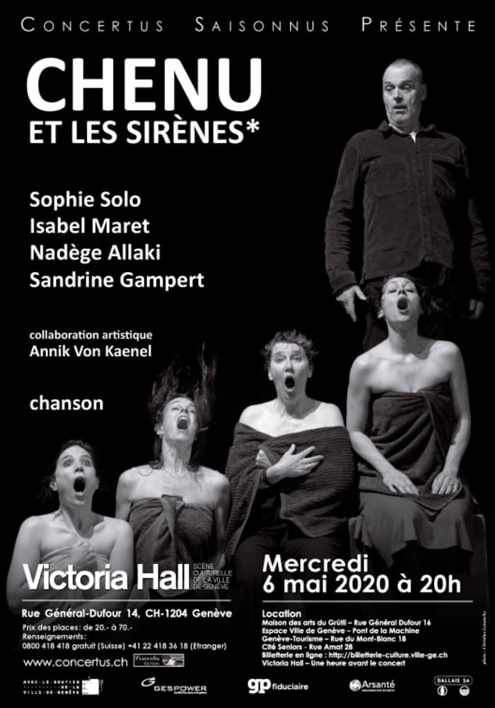* Ce concert est annulé et reporté au 30 octobre 2020 à 20h *