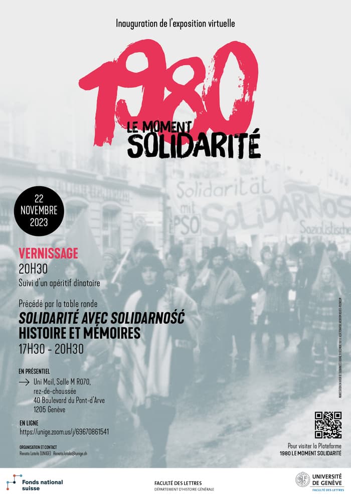 Table ronde et vernissage d'une exposition sur Solidarnosc