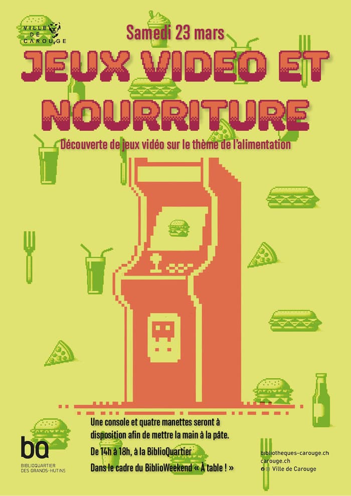 Découverte de jeux vidéo autour de l'alimentation