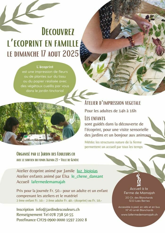 Découvrez l'écoprint en famille