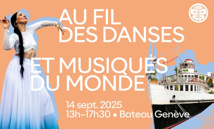 Bateau Genève, Au fil des danses et musiques du monde | 14 septembre