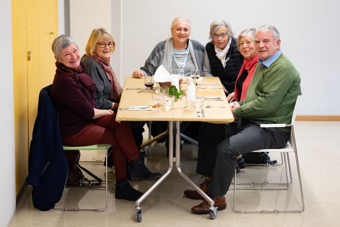 Repas entre seniors