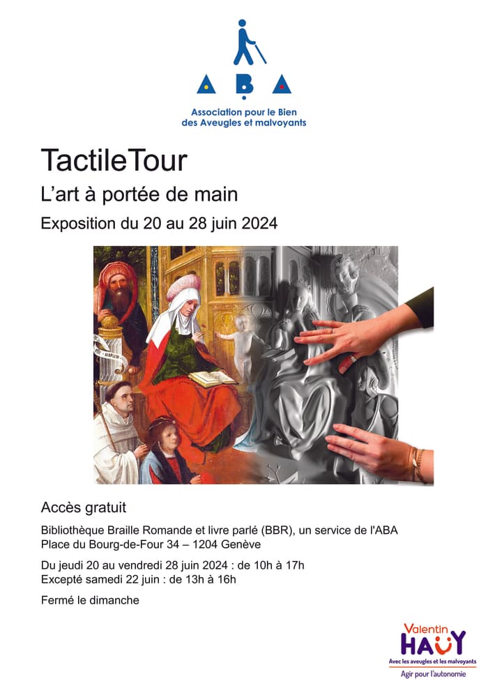 L'art à portée de main, exposition d'œuvres tactiles