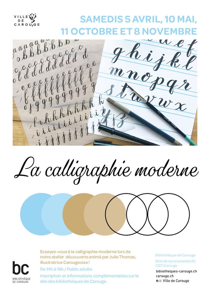 Atelier de calligraphie moderne