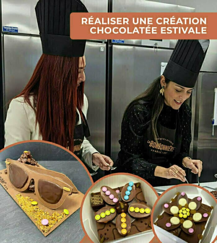 Atelier Créez Une Fleur en Chocolat