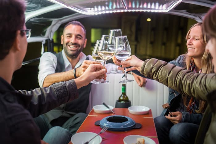 Fondue en TukTuk à Genève