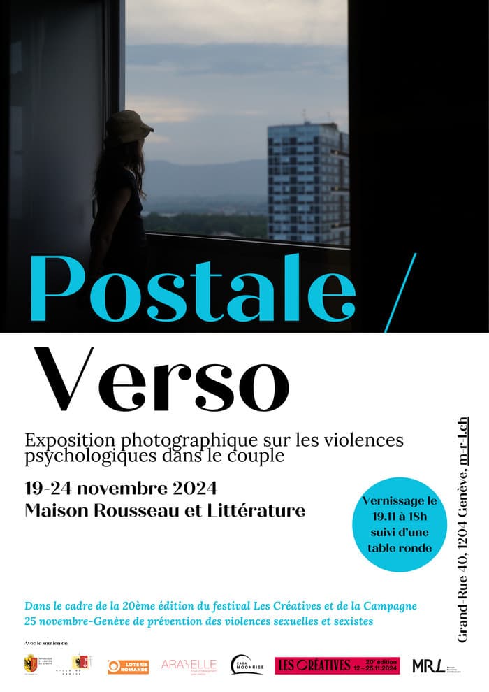 Postale / Verso : exposition photographique et table-ronde sur les violences psychologiques dans le couple