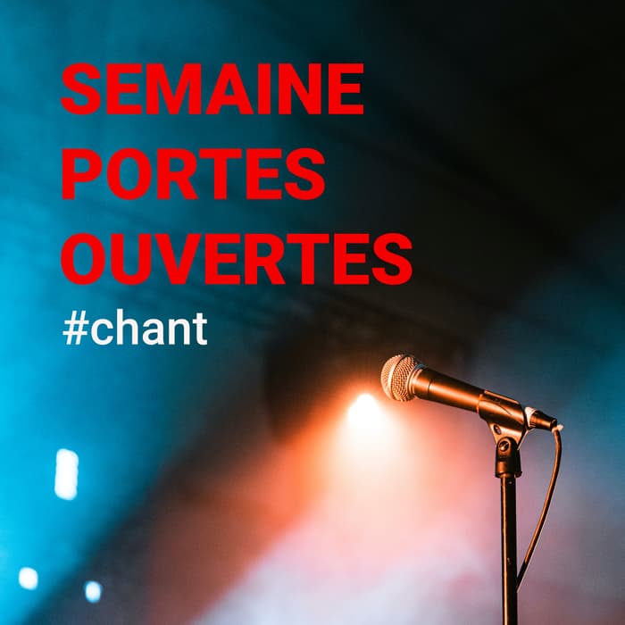 Portes ouvertes - cours de chant