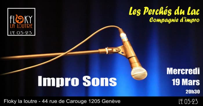 Spectacle d'improvisation des Perchés du Lac : Impro Sons