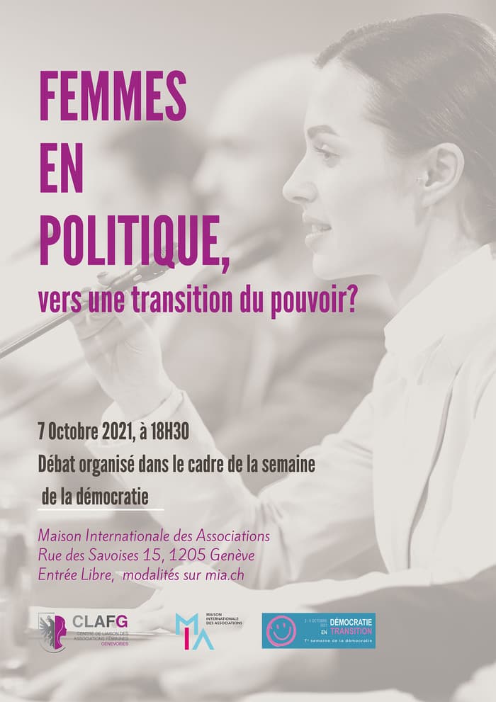Débat “Femmes en politique, vers une transition du pouvoir ?”