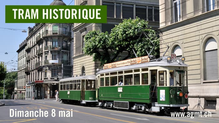 Balade dans Genève en Tram Historique