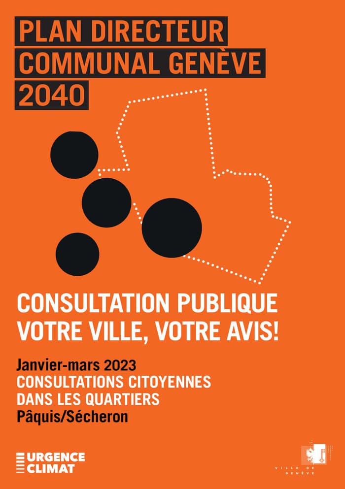 La Ville de Genève en 2040: consultations publiques (Pâquis / Sécheron)