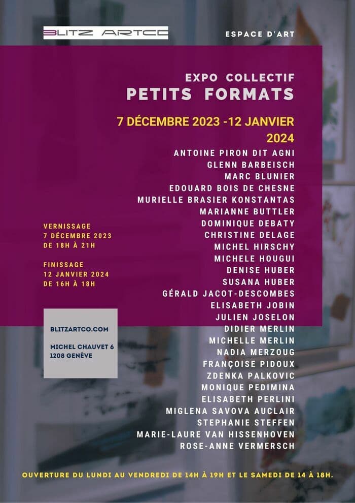 Exposition Collective "Petits Formats"