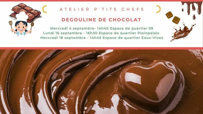 Atelier p’tits chefs - Dégouline de chocolat