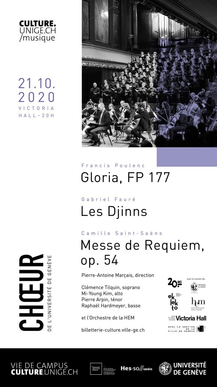 Chœur de l’Université de Genève; Orchestre de la HEM