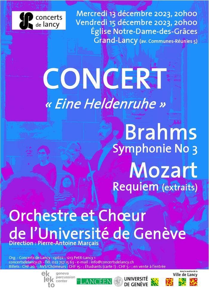 Concert du Chœur et de l'orchestre de l'Université