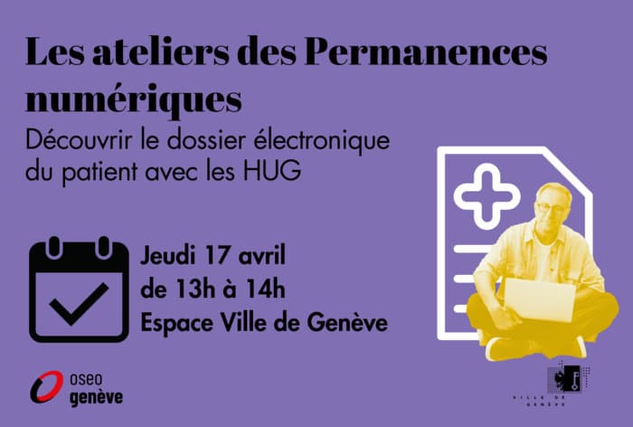 Atelier "Découvrir le dossier électronique du patient " - Permanence numérique Rive gauche