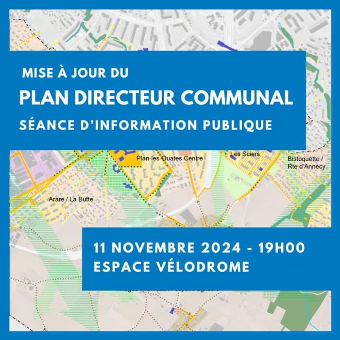 Mise à jour du PLAN DIRECTEUR COMMUNAL