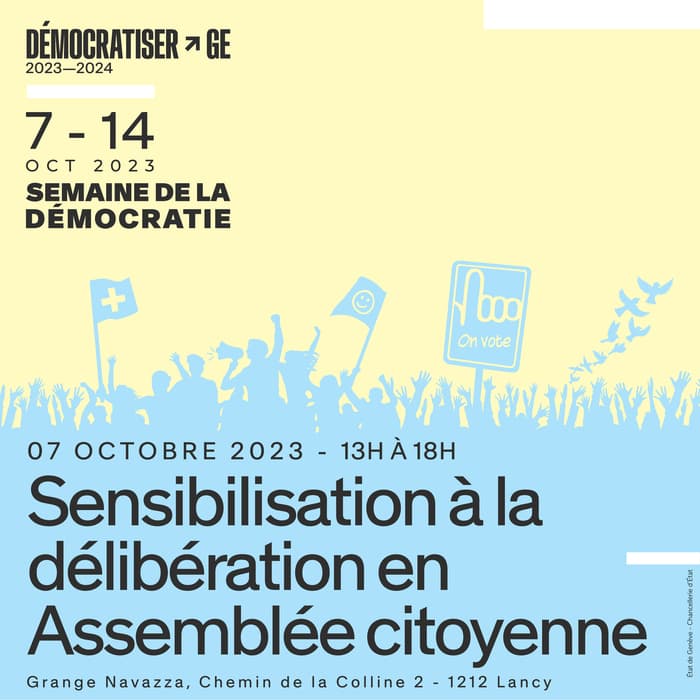 Sensibilisation à la délibération en Assemblée citoyenne