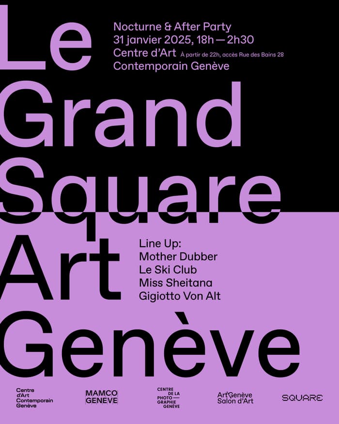 After Party Le Grand Square Art Genève