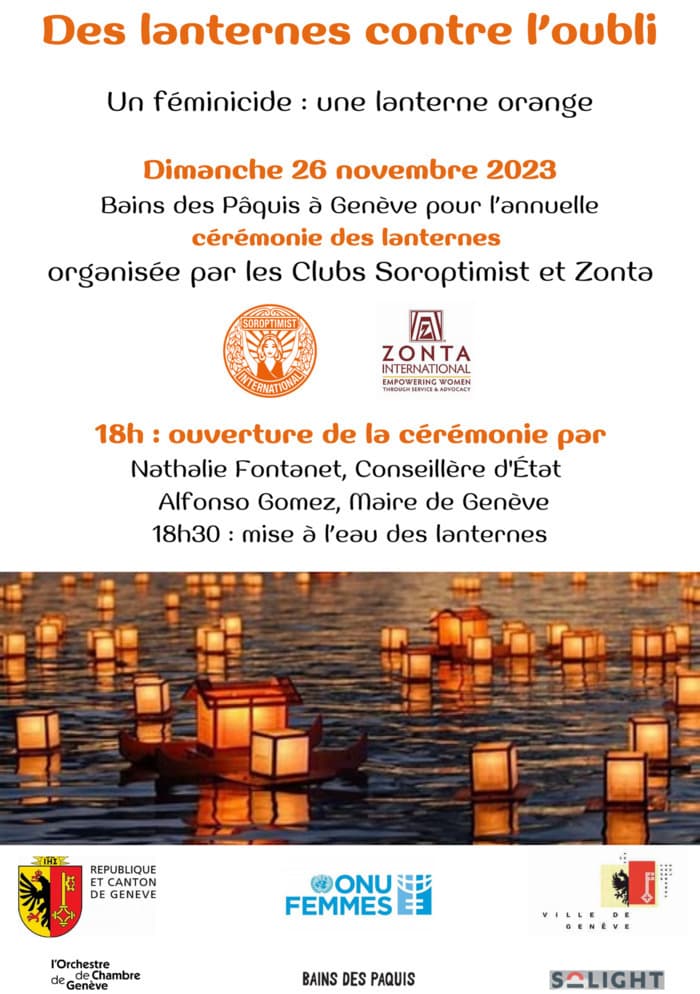 Des lanternes contre l'oubli