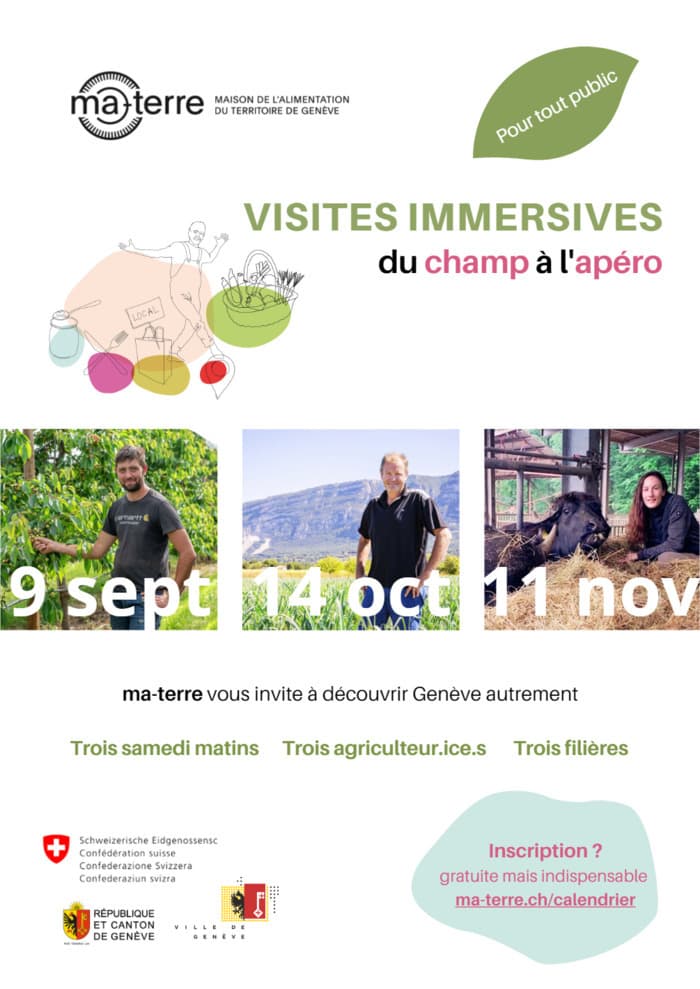 Visites immersives du champ à l’apéro