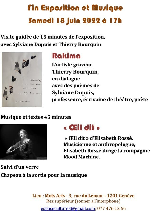 Fin exposition Rakima et Musique
