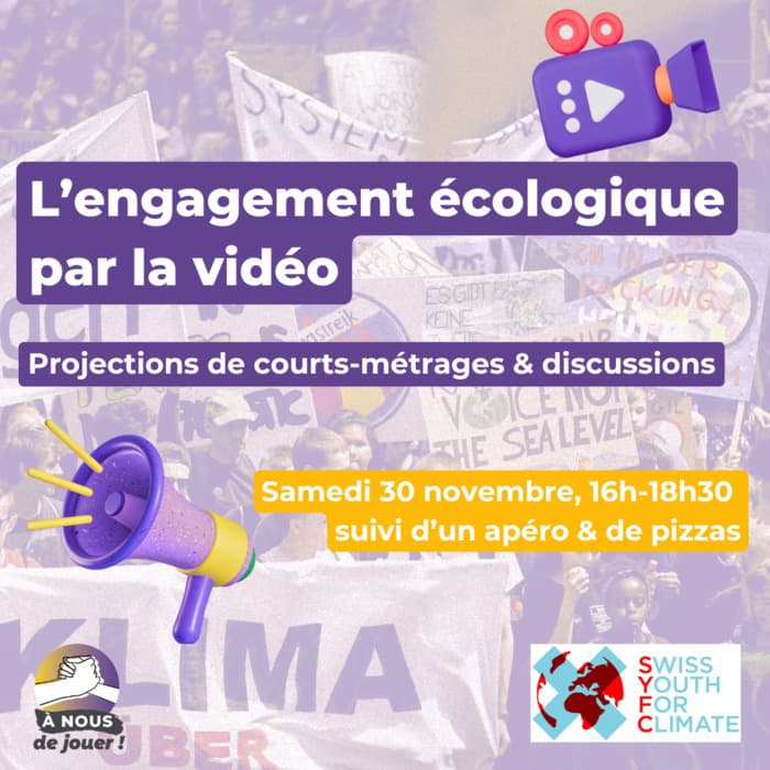 L’engagement écologique par la vidéo : projections de courts-métrages & discussions