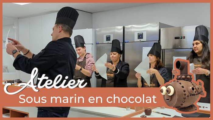 Atelier Initiation à la Chocolaterie - Sous marin en chocolat