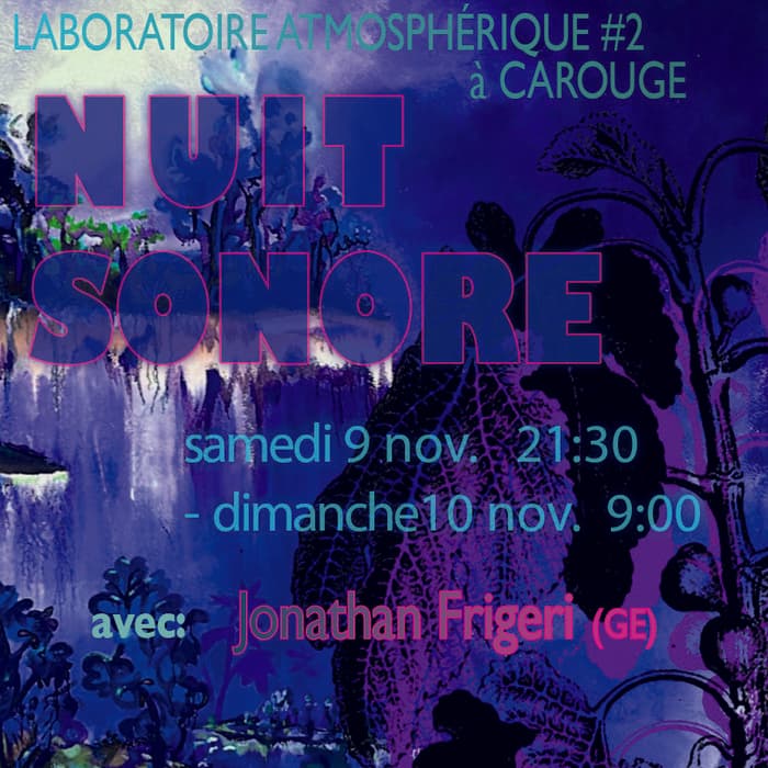 Nuit Sonore au Laboratoire Atmosphérique