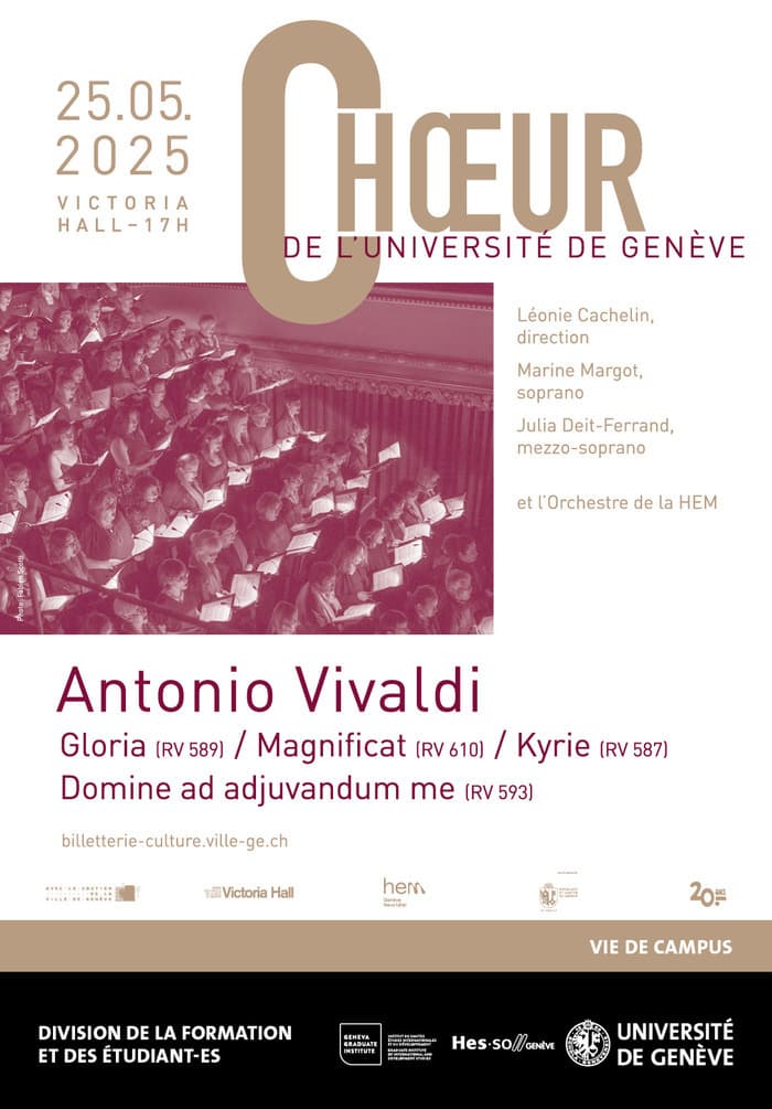 Concert du Chœur de l’Université, avec l’Orchestre de la HEM