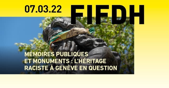Débat «Mémoires publiques et monuments:l’héritage raciste à Genève en question»