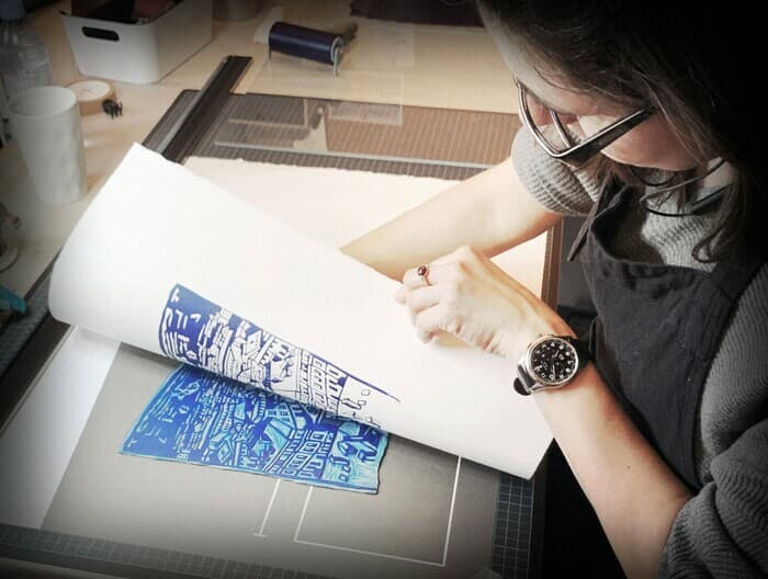 Atelier de linogravure pour adultes