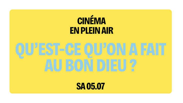 Cinéma en plein air - "Qu'est-ce qu'on a fait au bon dieu?"