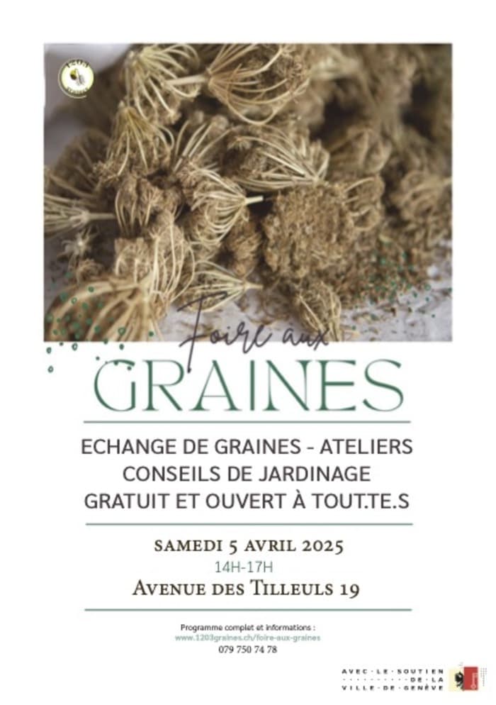 Foire d’échange de graines et conseils de jardinage