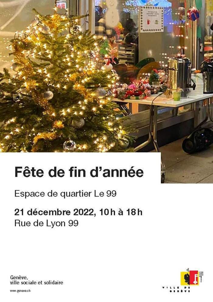 Fête de fin d'année à l'Espace de Quartier Le 99