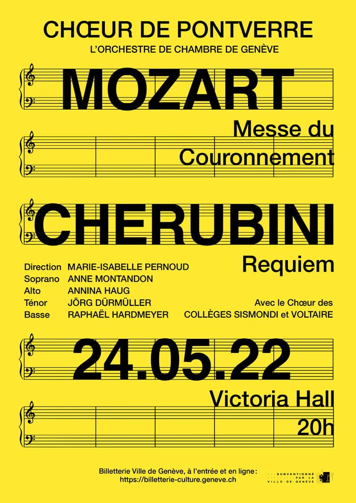 Chœur de Pontverre; L’Orchestre de Chambre de Genève; Chœur des Collèges Sismondi et Voltaire