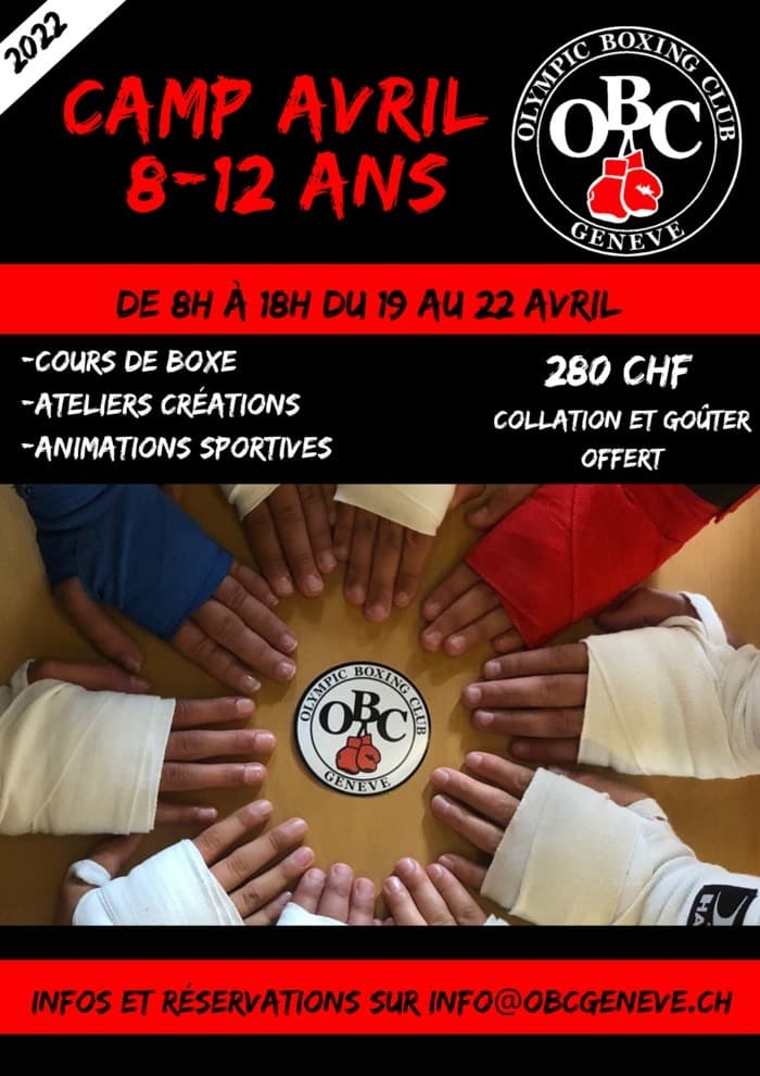 Camp multisports & boxe 8-12 ans Avril