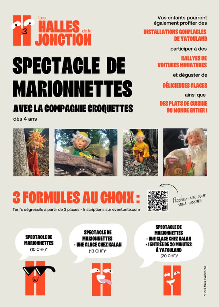 Spectacle de marionnettes avec la Compagnie Croquette
