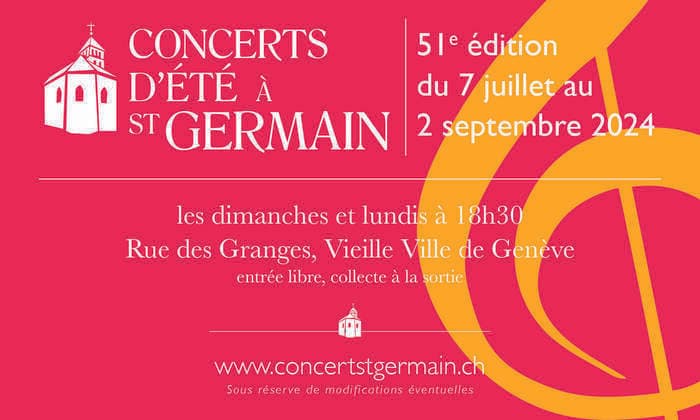 Concerts d'été à Saint-Germain 2024