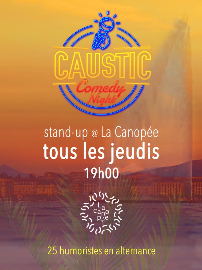 Caustic Comedy Night à La Canopée
